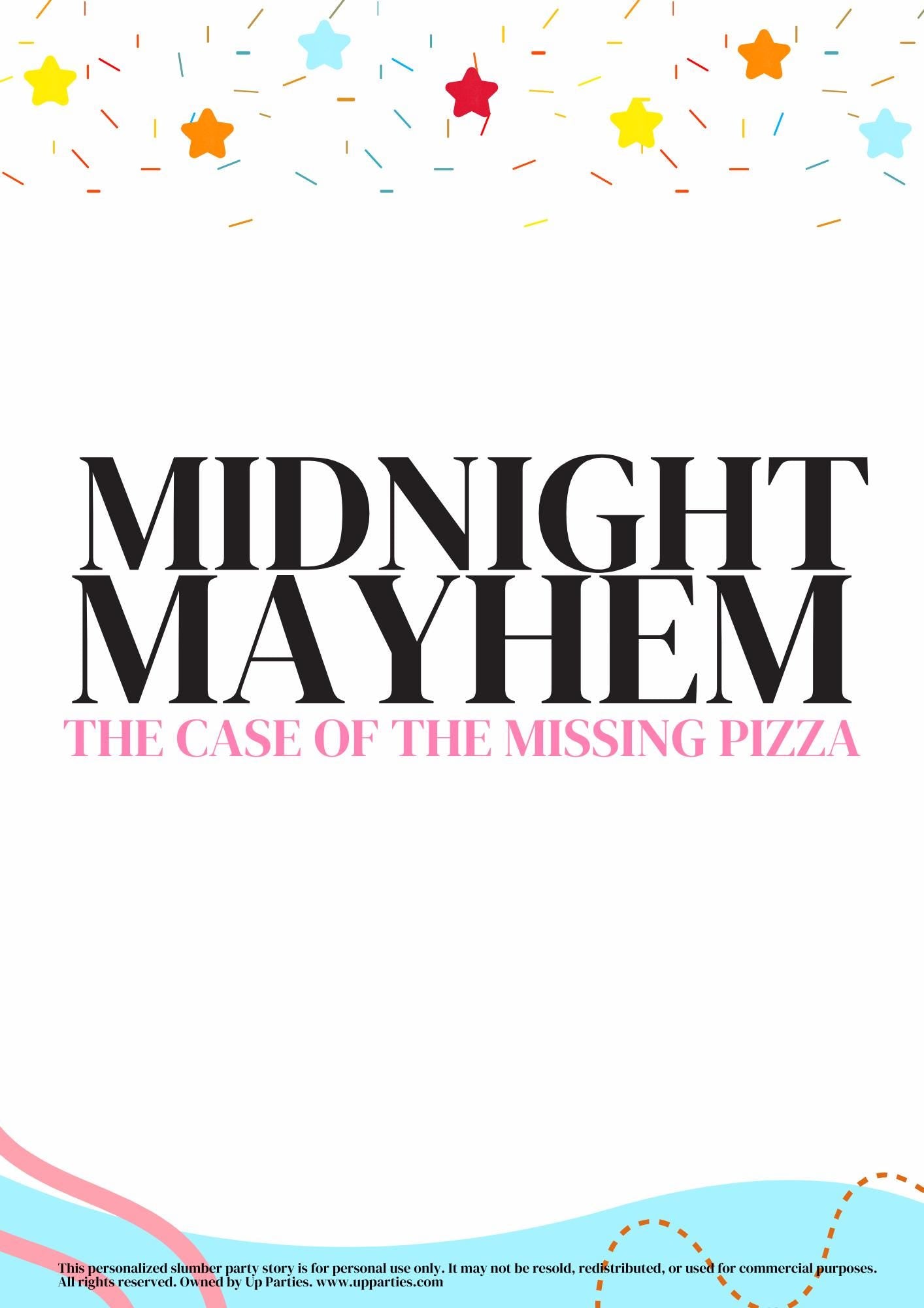 Personalized Sleepover Mystery Story for Boys – Printable & Customizable
