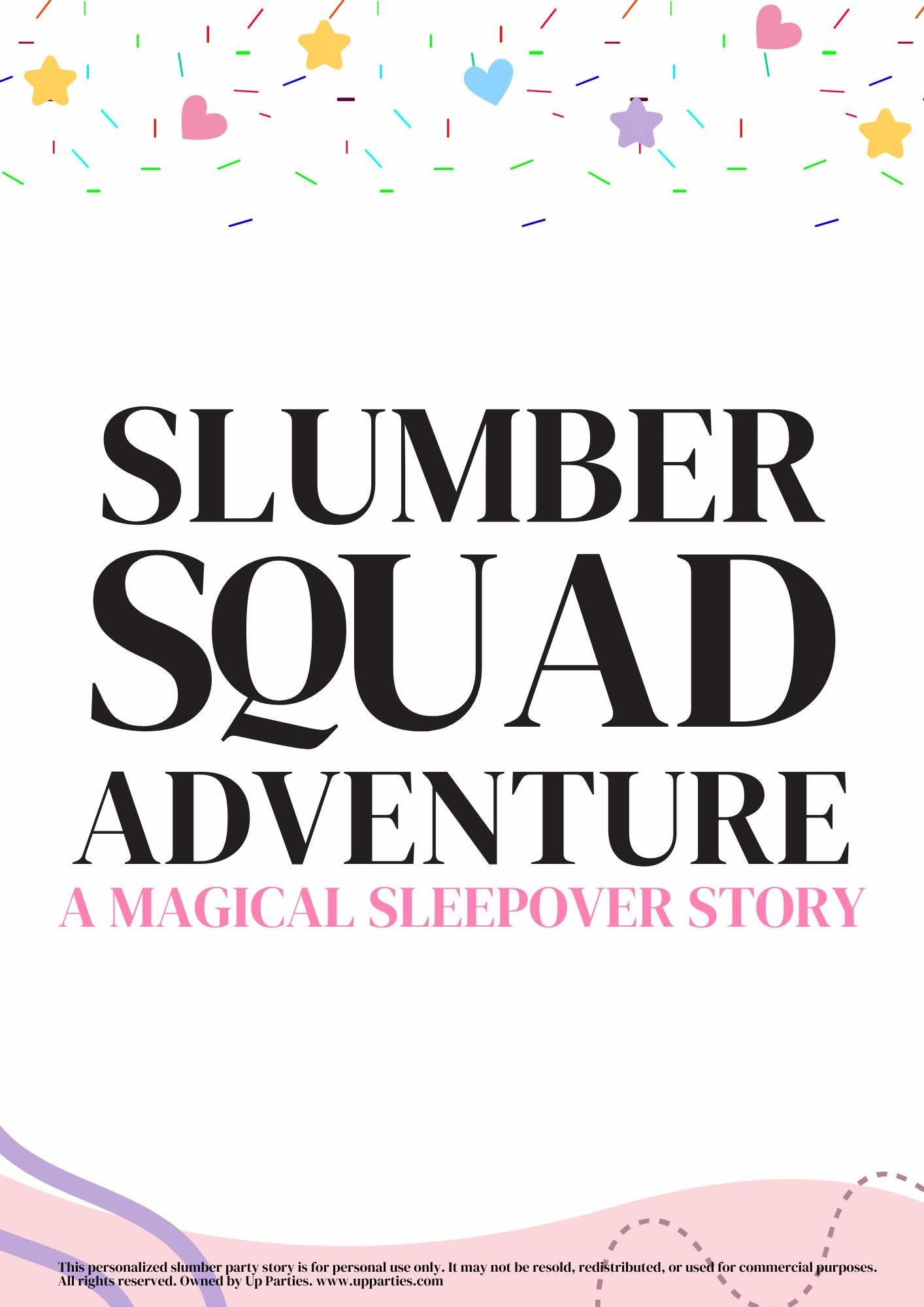 Personalized Slumber Party Story – Custom Sleepover Adventure for Girls, Kids & Tweens